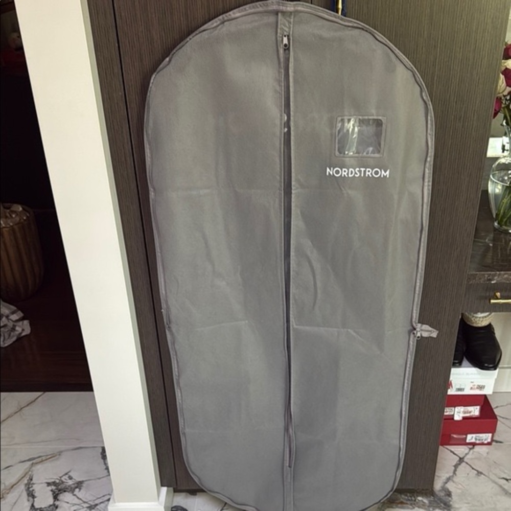x3 Lot Nordstrom Gray Long Garment Bags Unisex